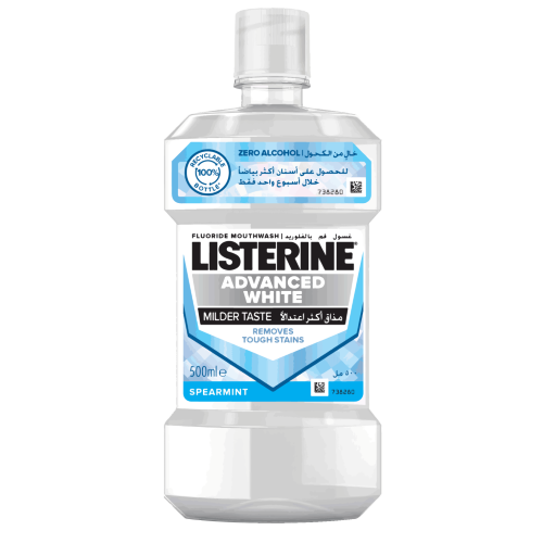 Listerine Advanced White Milder Taste Mouthwash