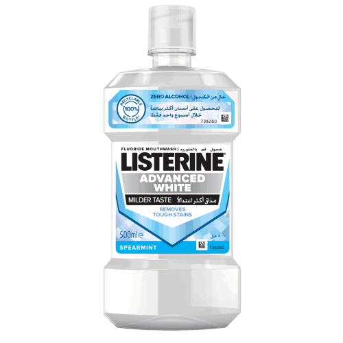 Listerine Advanced White Milder Taste Mouthwash