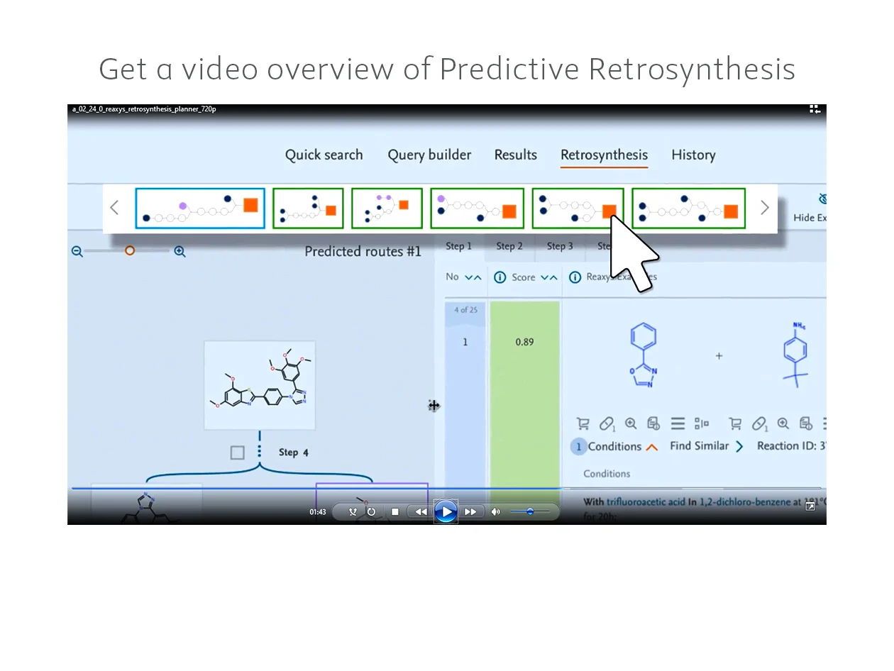 Reaxys Retrosynthesis