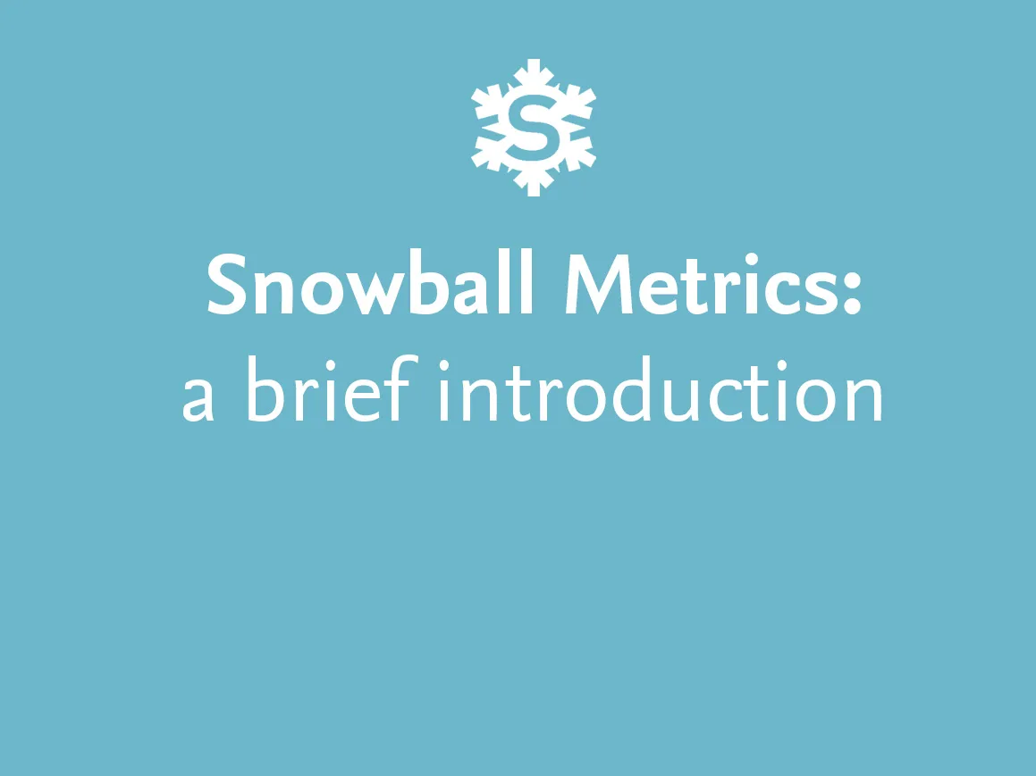 Snowball metric video thumbnail