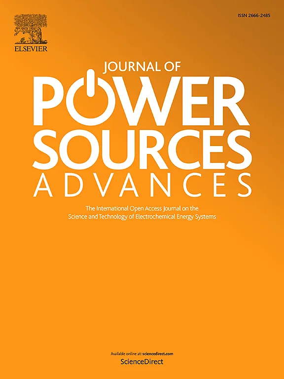 Journal of Power Sources Advances cover