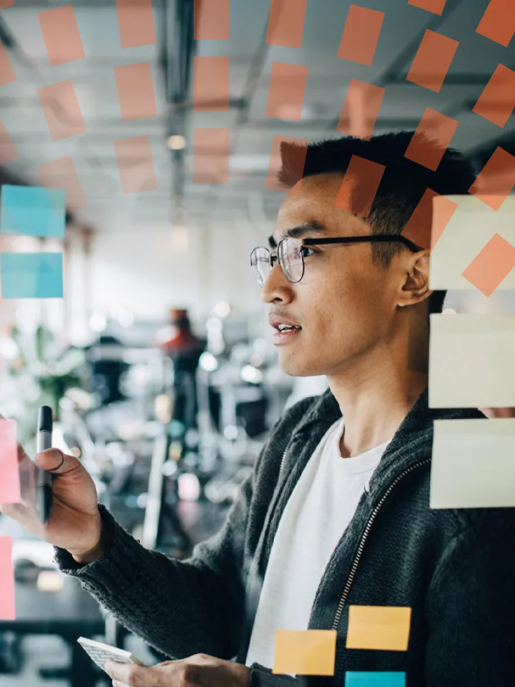 Student researcher author writing at desk with laptop image banner