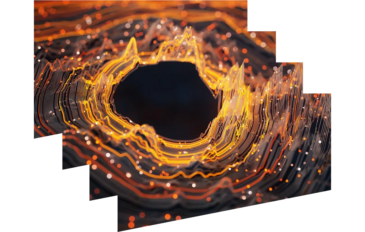 Abstract data flow background