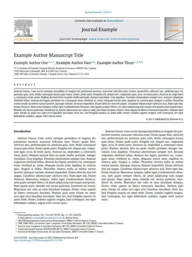 Journals article sharing elsevier policy