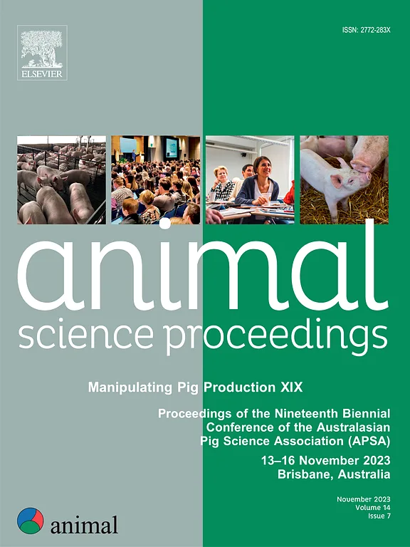 Animal - Science proceedings cover