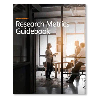 Research Metrics Guidebook cover image