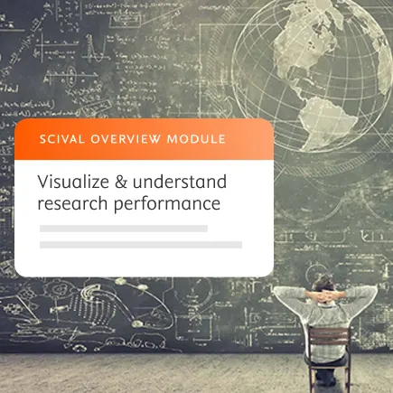 SciVal Overview Module. Visualize and understand research performance. 