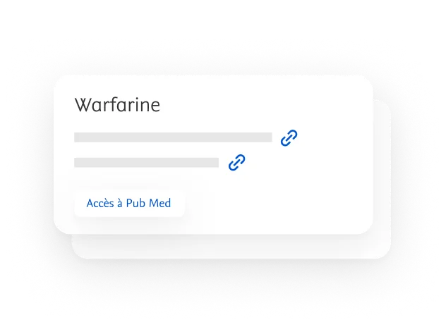 In Line Referencing Warfarin Feature