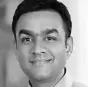 black and white headshot of Dr. Rahul Goyal