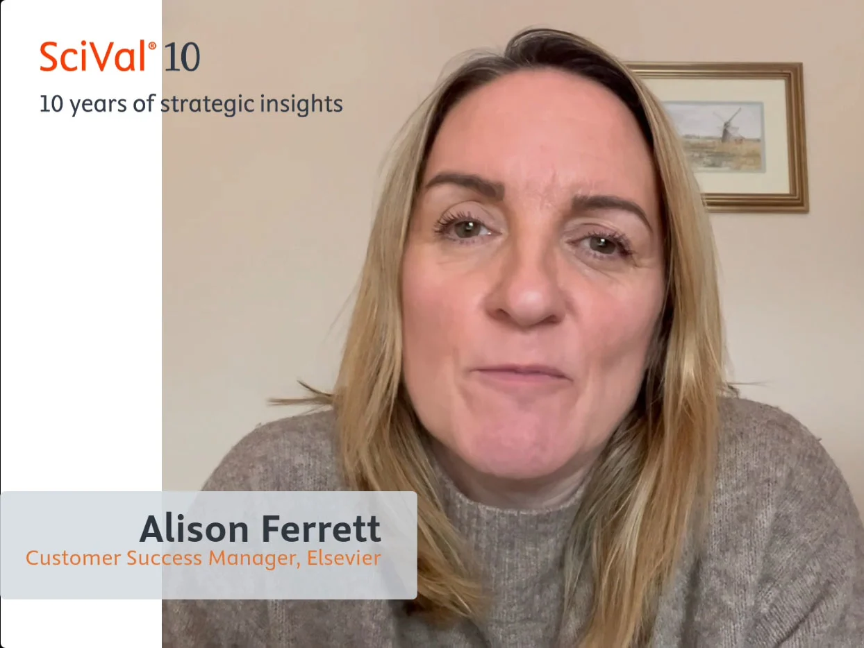 Alison Ferrett, Customer Success Manager, Elsevier