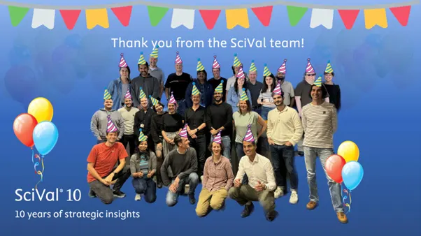 The entire SciVal product team