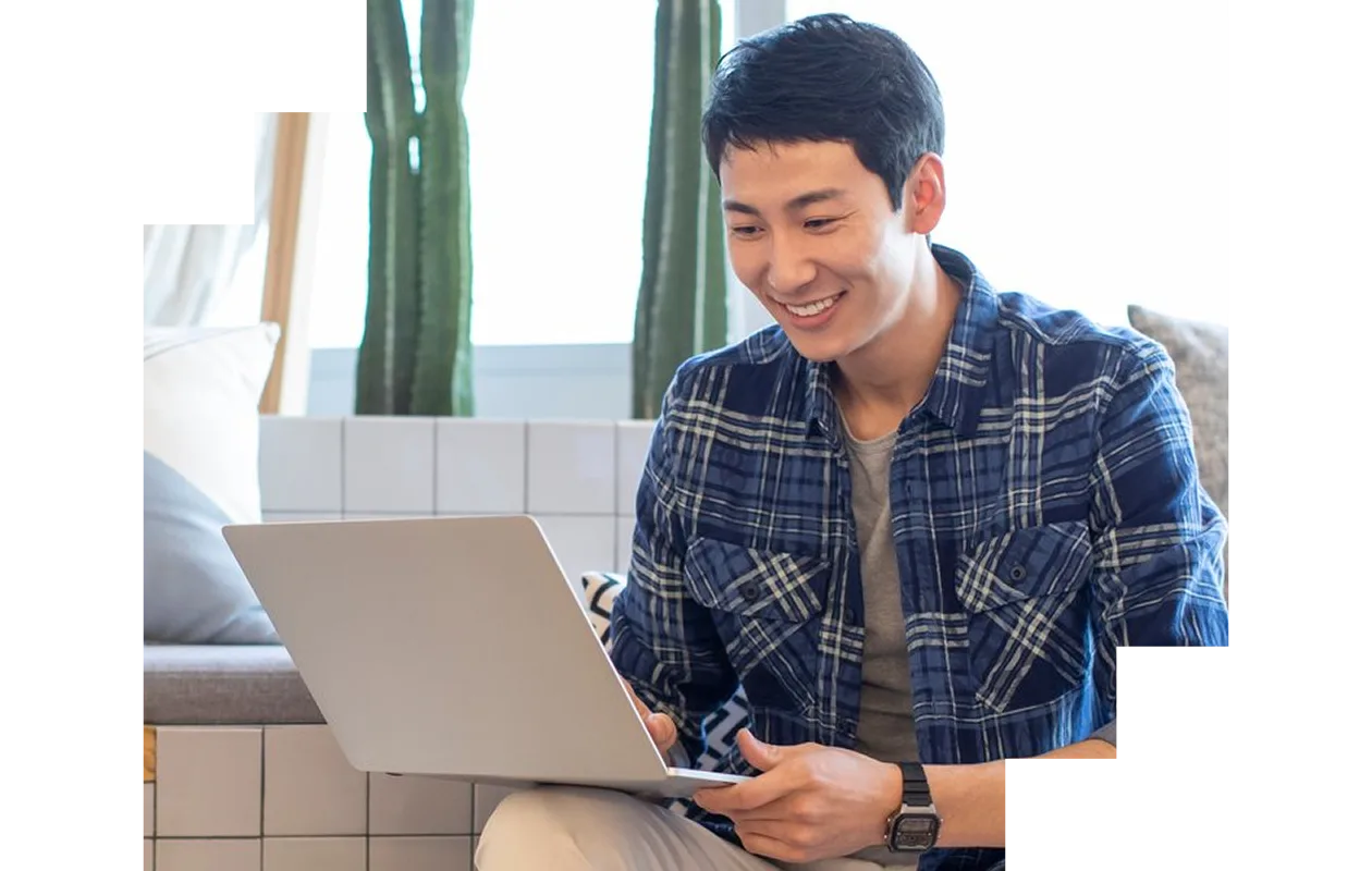 Study Roomの利点を聞いている看護学生