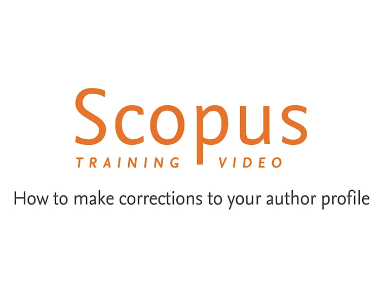 Profils d’auteurs Scopus | Elsevier