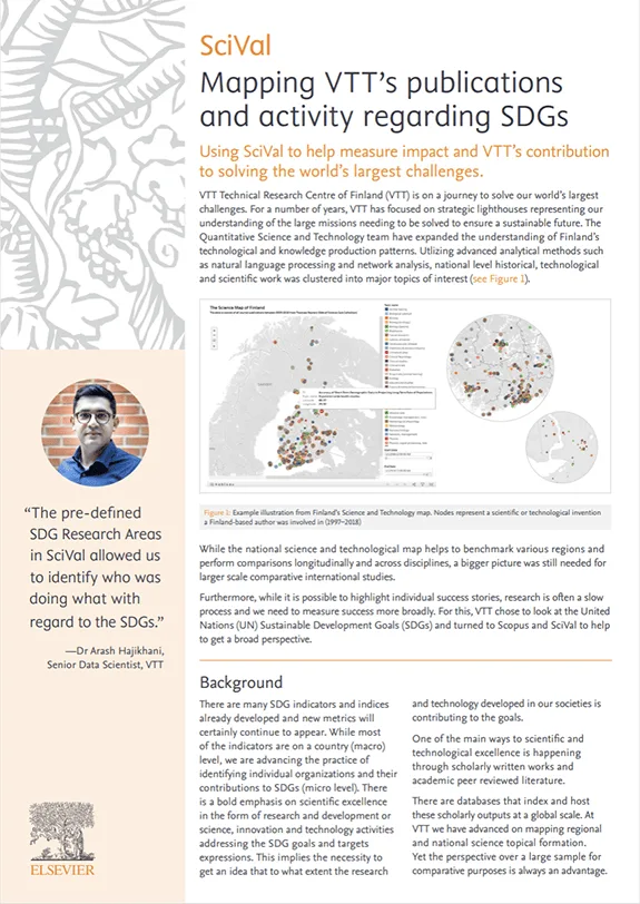 SciVal VTT case study thumbnail