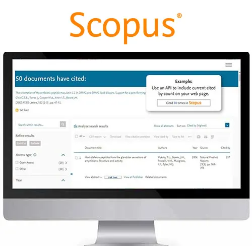 Scopus screenshot