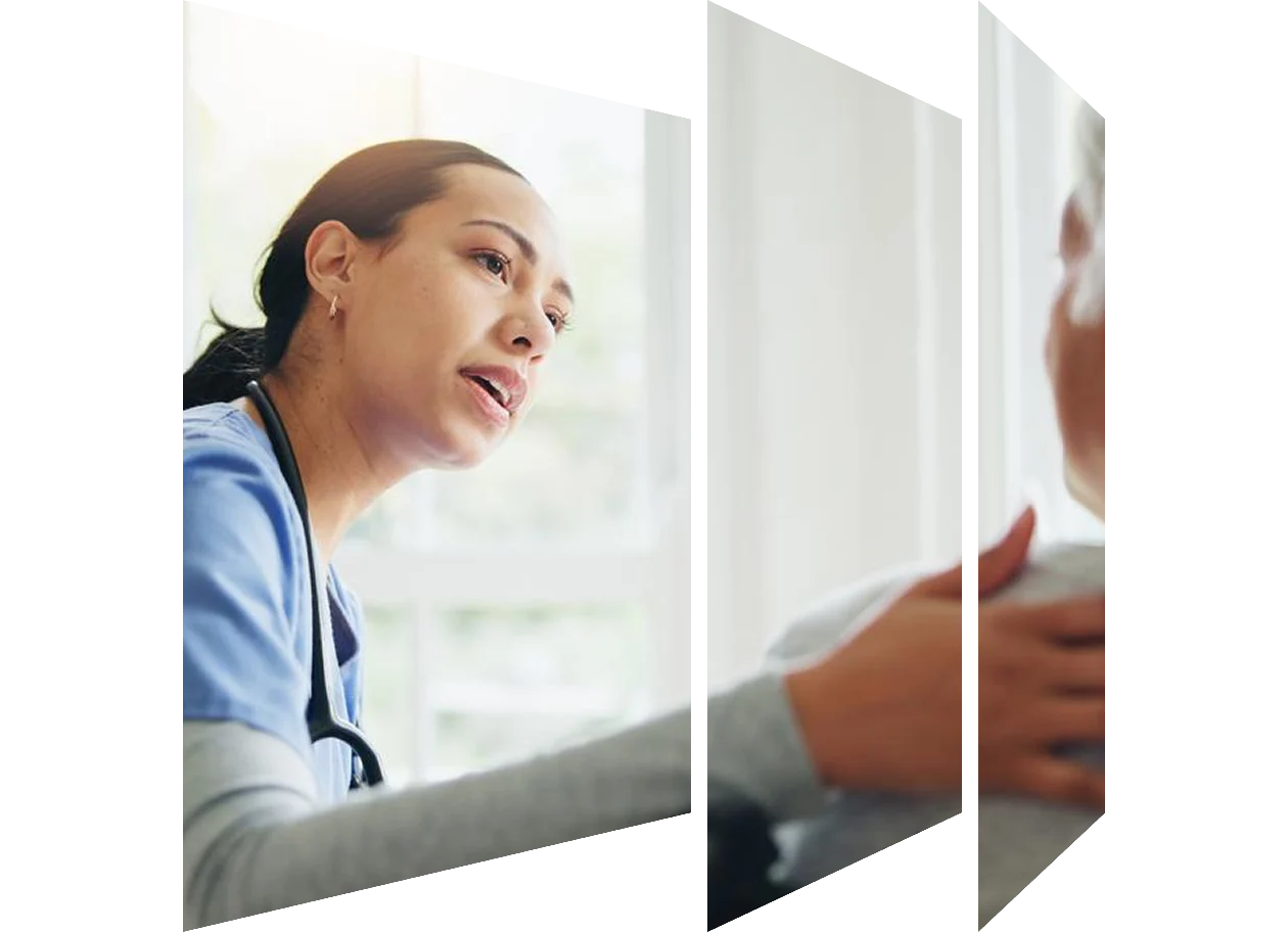 Doctor with a male patient