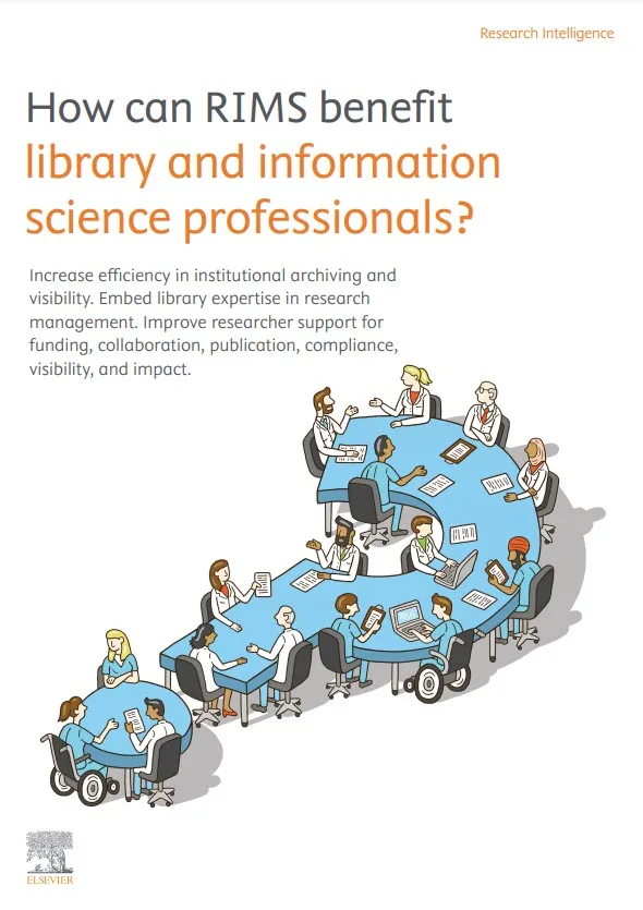 封面圖片--RIMS 如何使圖書館和資訊科學專業人員受益簡介