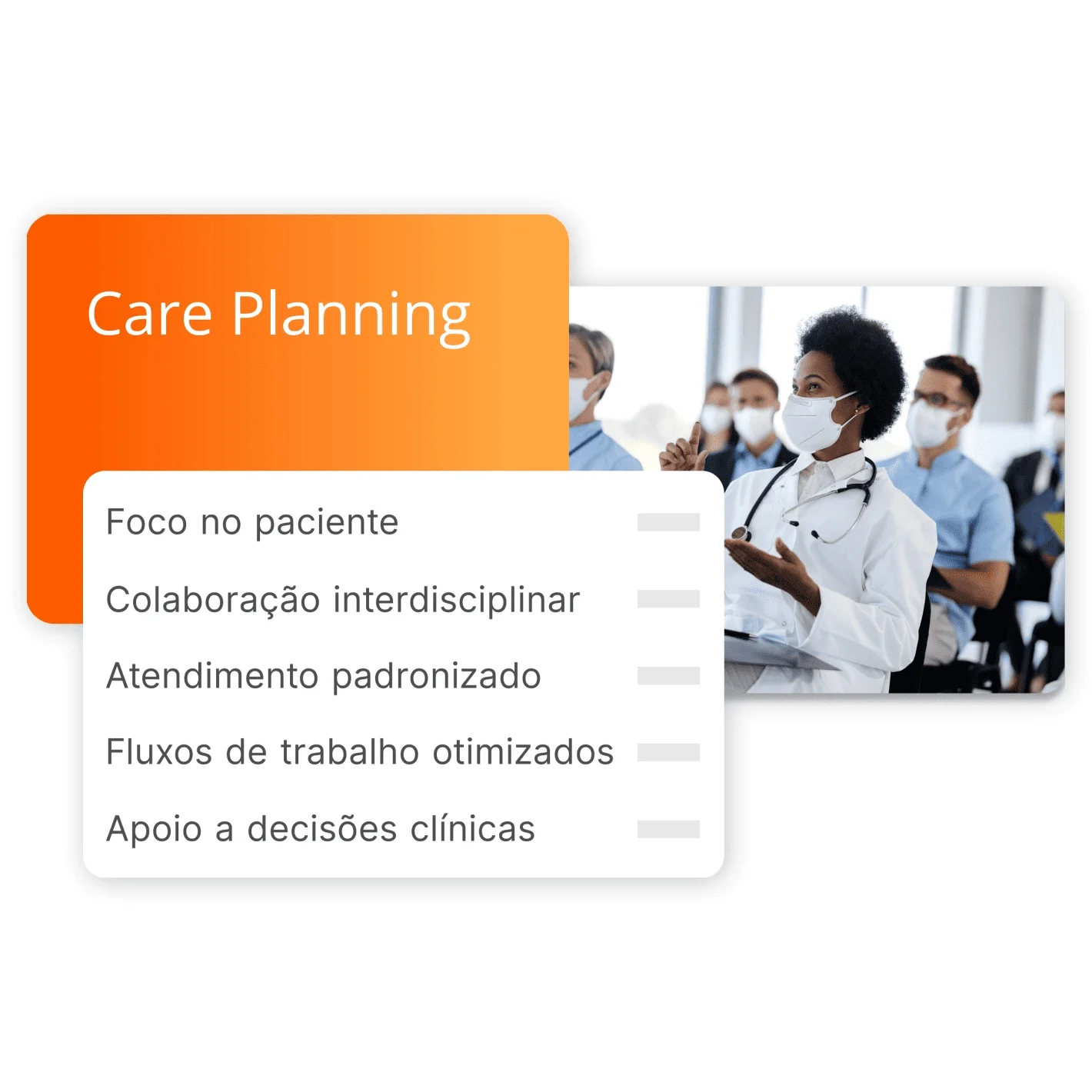 Illustration of care planning features