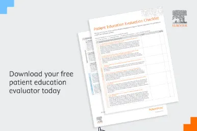 patient education checklist front page