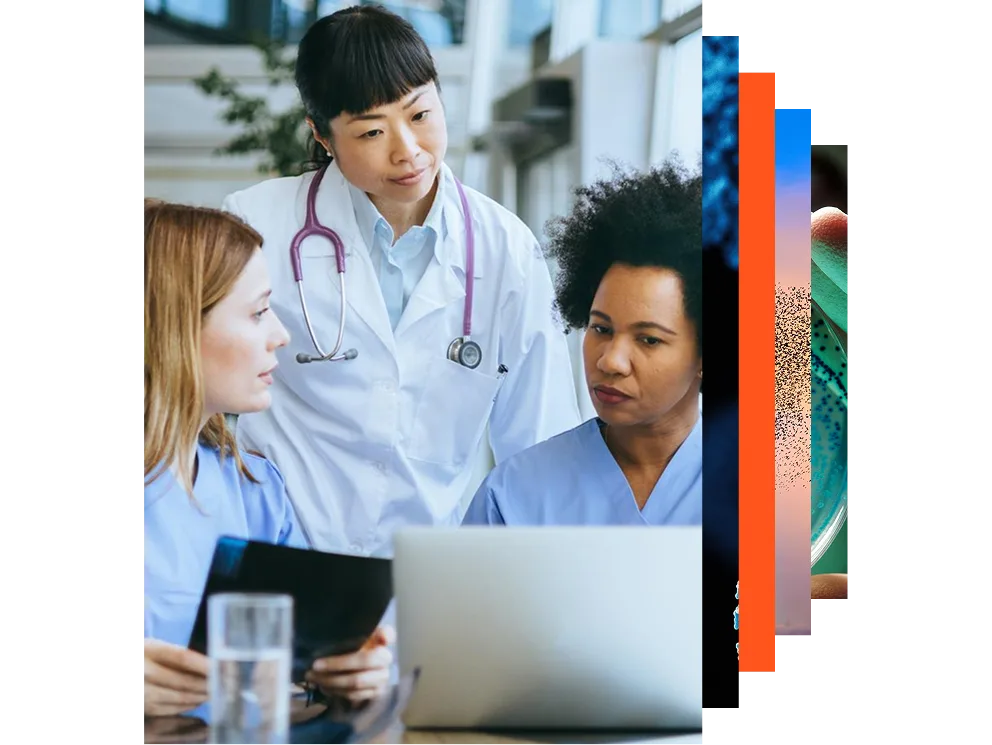 Female doctor using digital tablet in a hospital