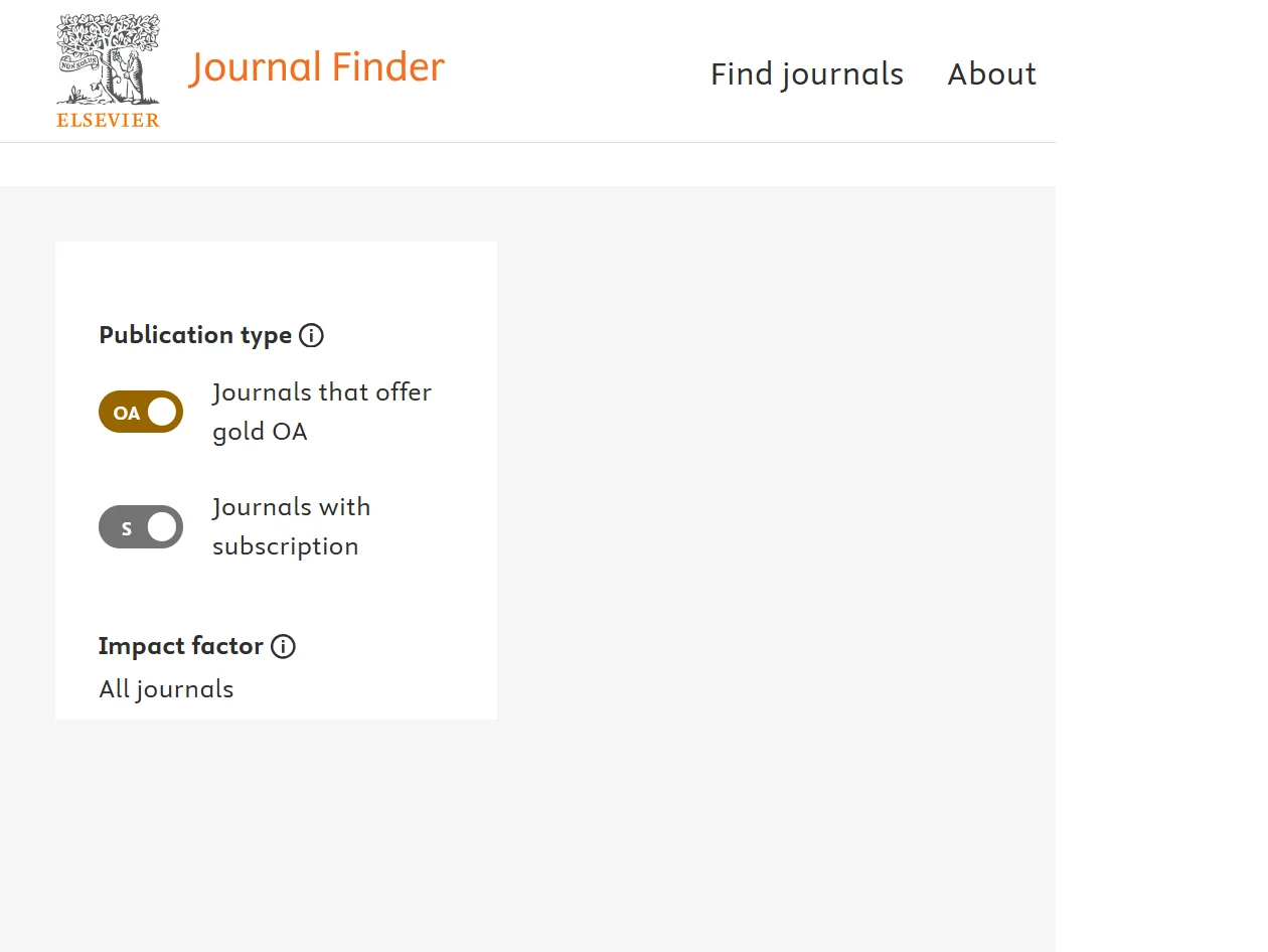 Journal-Finder-OA-screenshot