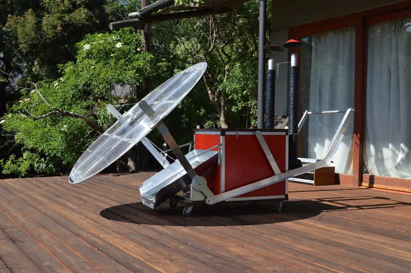 SunstorePowerpan at the Khoisan Solar Shelter