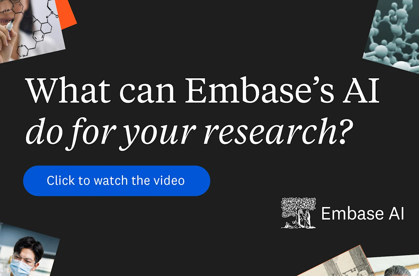 Embase AI accelerates biomedical searching | Elsevier