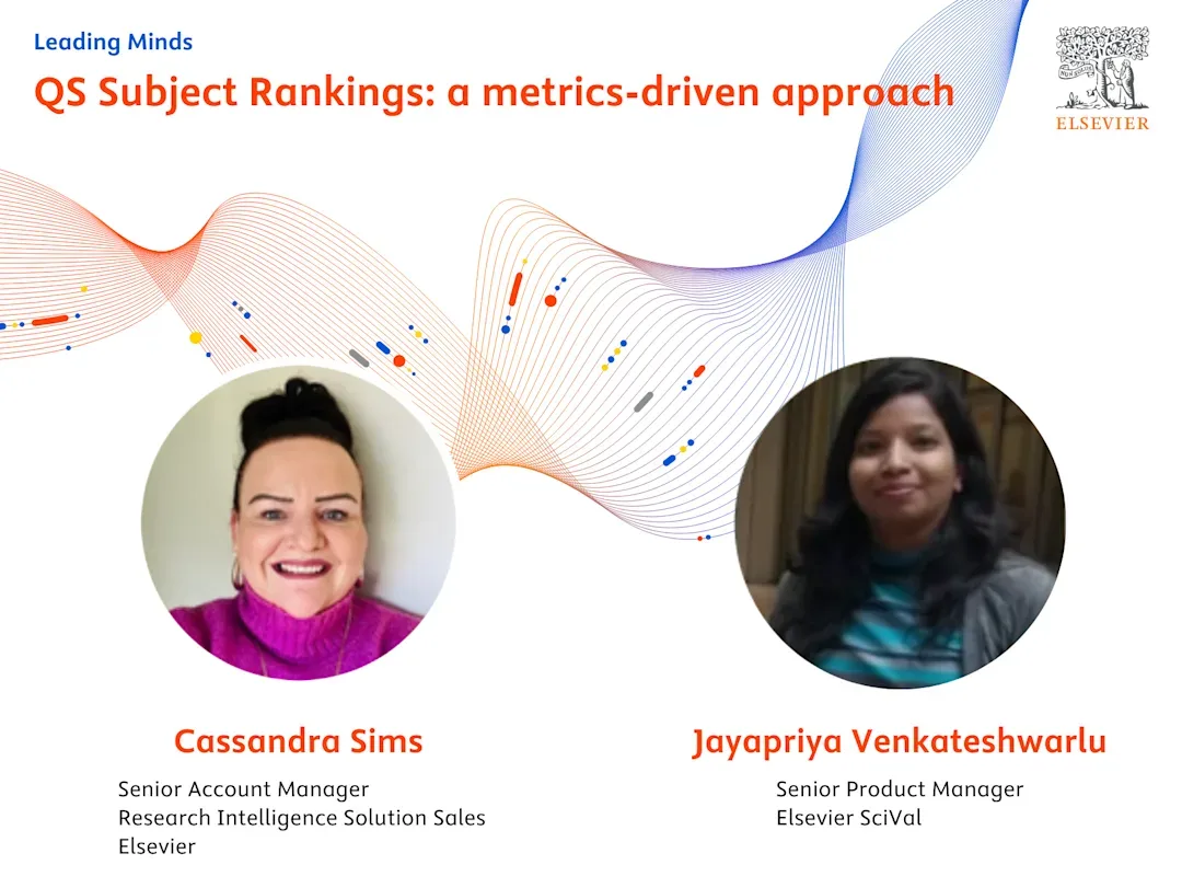 Webinar: QS Subject Rankings: a metrics-driven approach