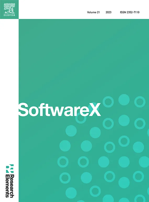 SoftwareX journal cover