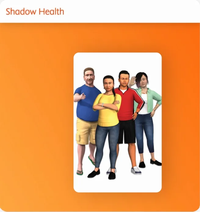 Shadow Health simulation characters