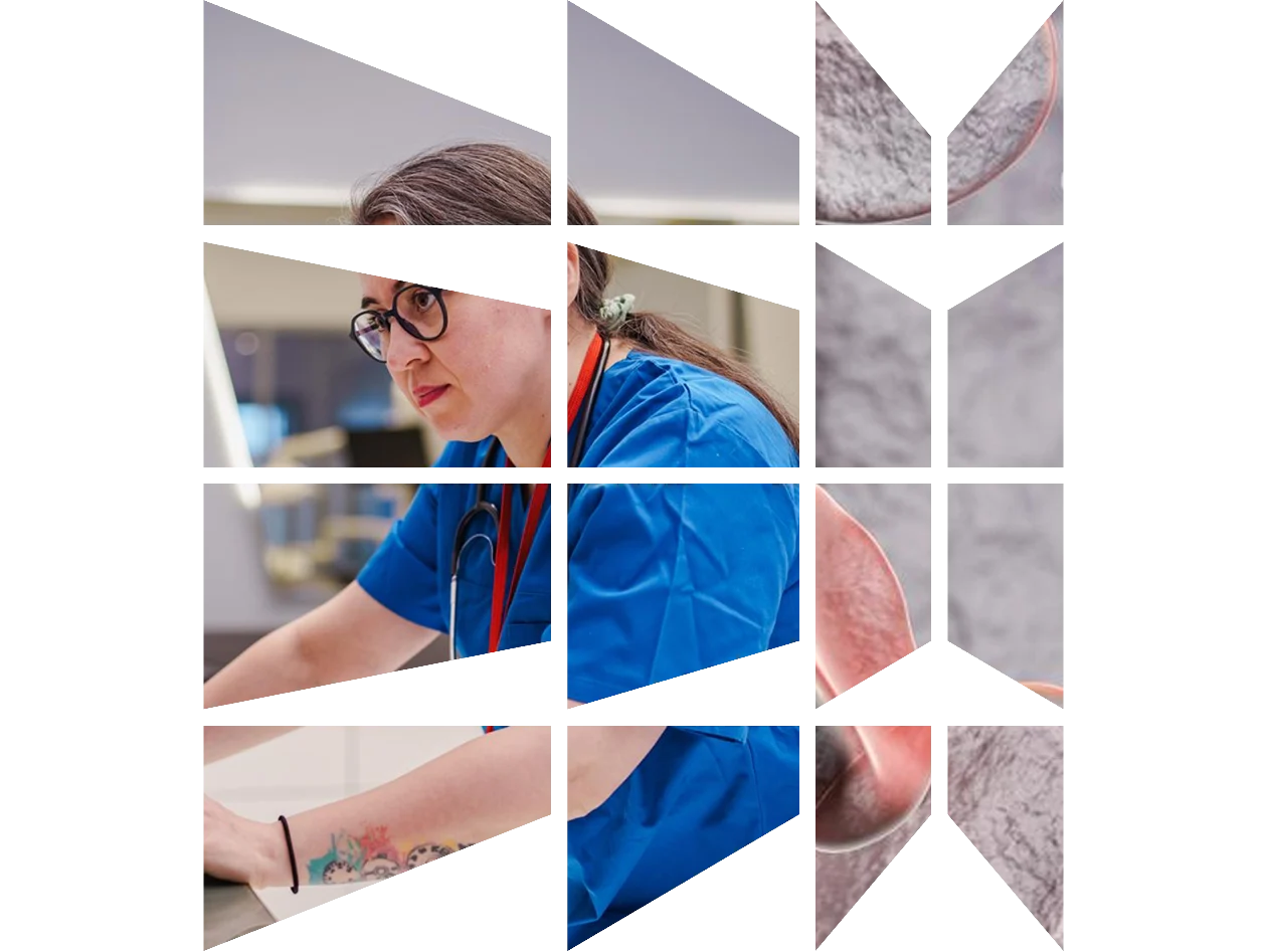 Healthcare worker scheduling appointments in a clinic