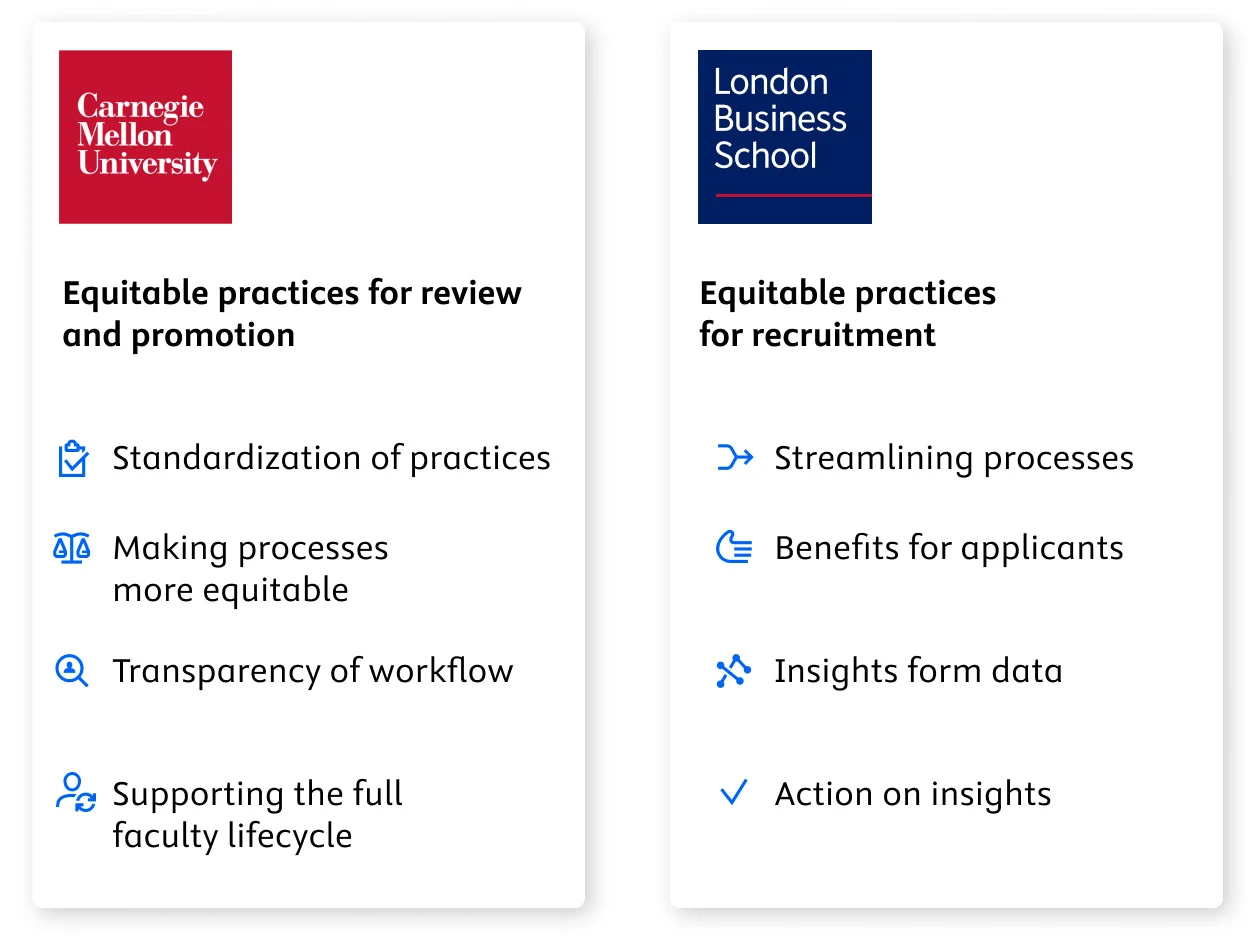 Equitable practices for faculty career progression