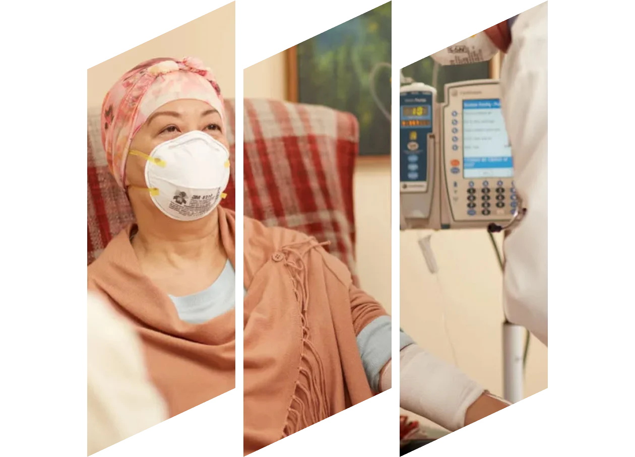 Cancer patient undergoing chemotherapy