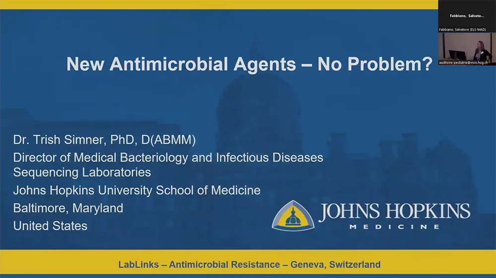 Trish Simner New antimicrobial agents – No problem video image