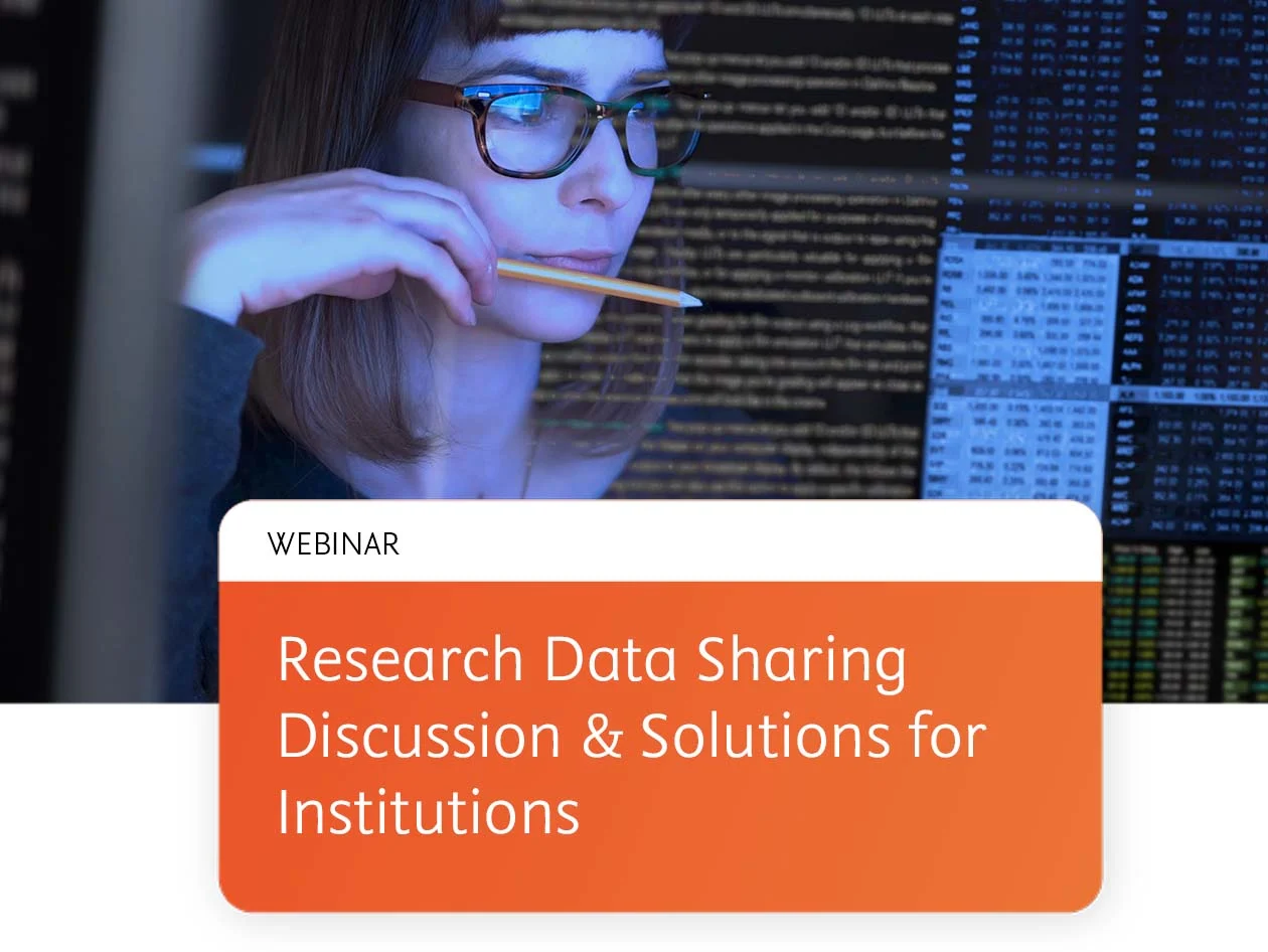 Webinar: Research Data Sharing Discussion & Solutions for Institutions