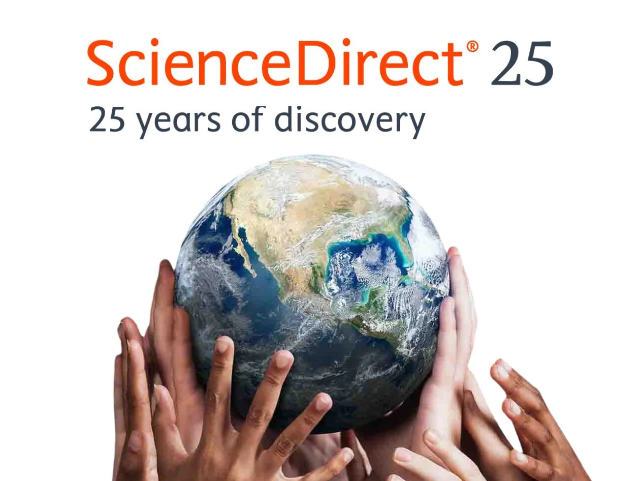 ScienceDirect 25 years logo