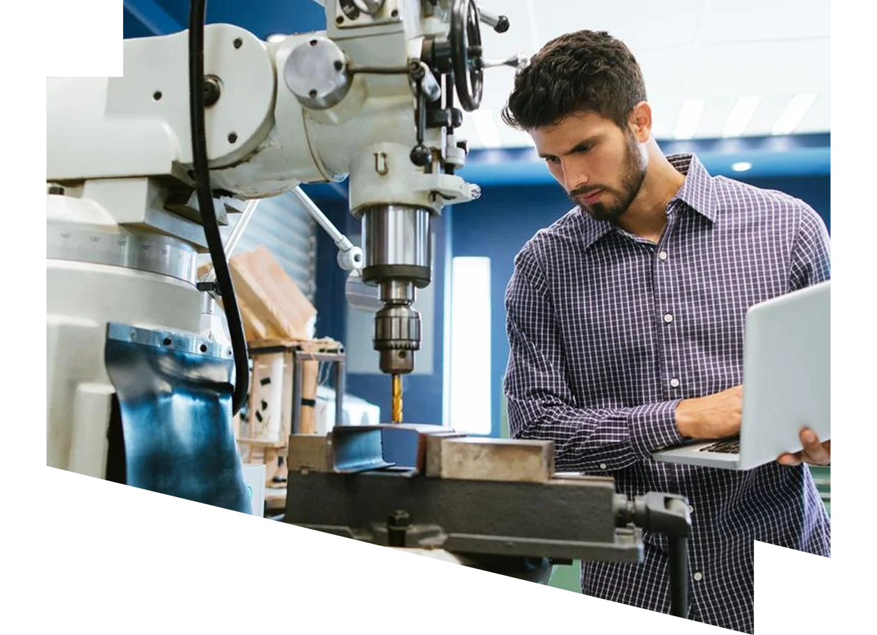 women with glasses looking at servers with ipad in hand