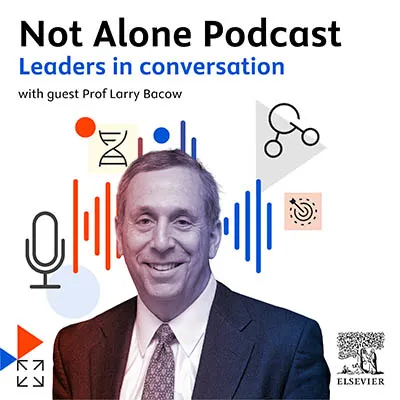 Larry Bacow Not Alone podcast image