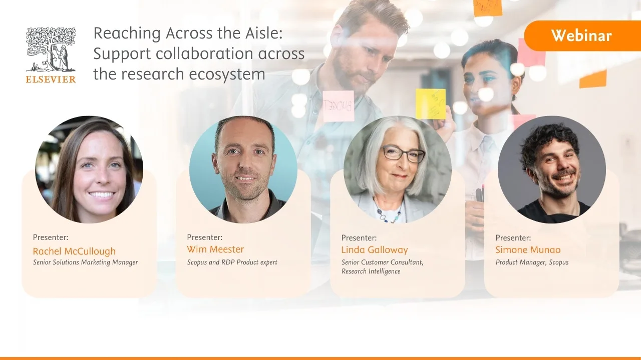 Webinar: Reaching Across the Aisle: Support collaboration across the research ecosystem