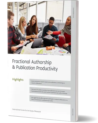 Cover page of the Perspective paper "Fractional Authorship & Publication Productivity"
