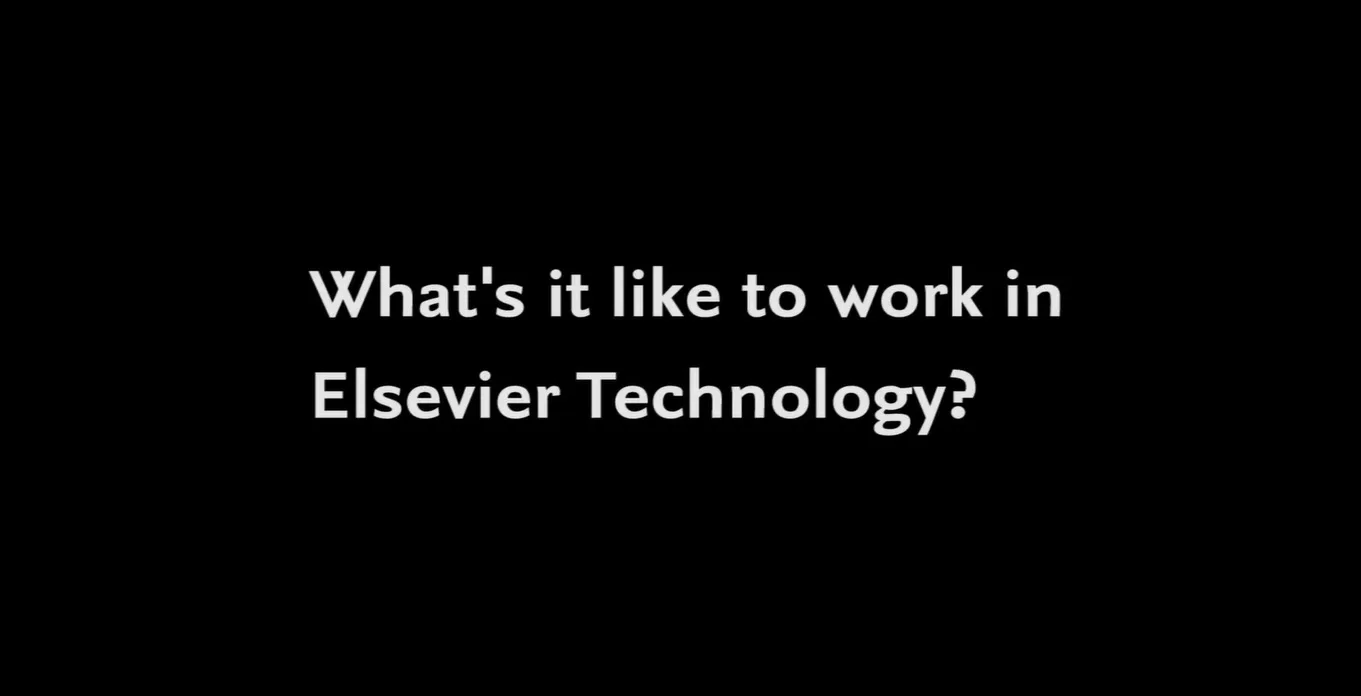 Elsevier careers technology thumbnail