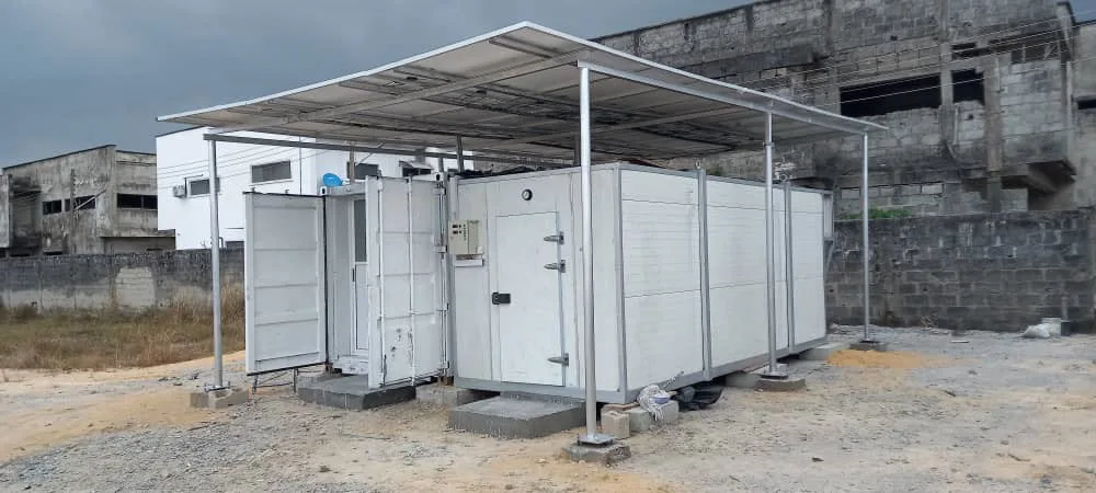 A Coldbox Store installation in Nigeria (photo credit: Coldbox Store)