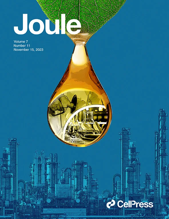 Cover of Joule, November 2023