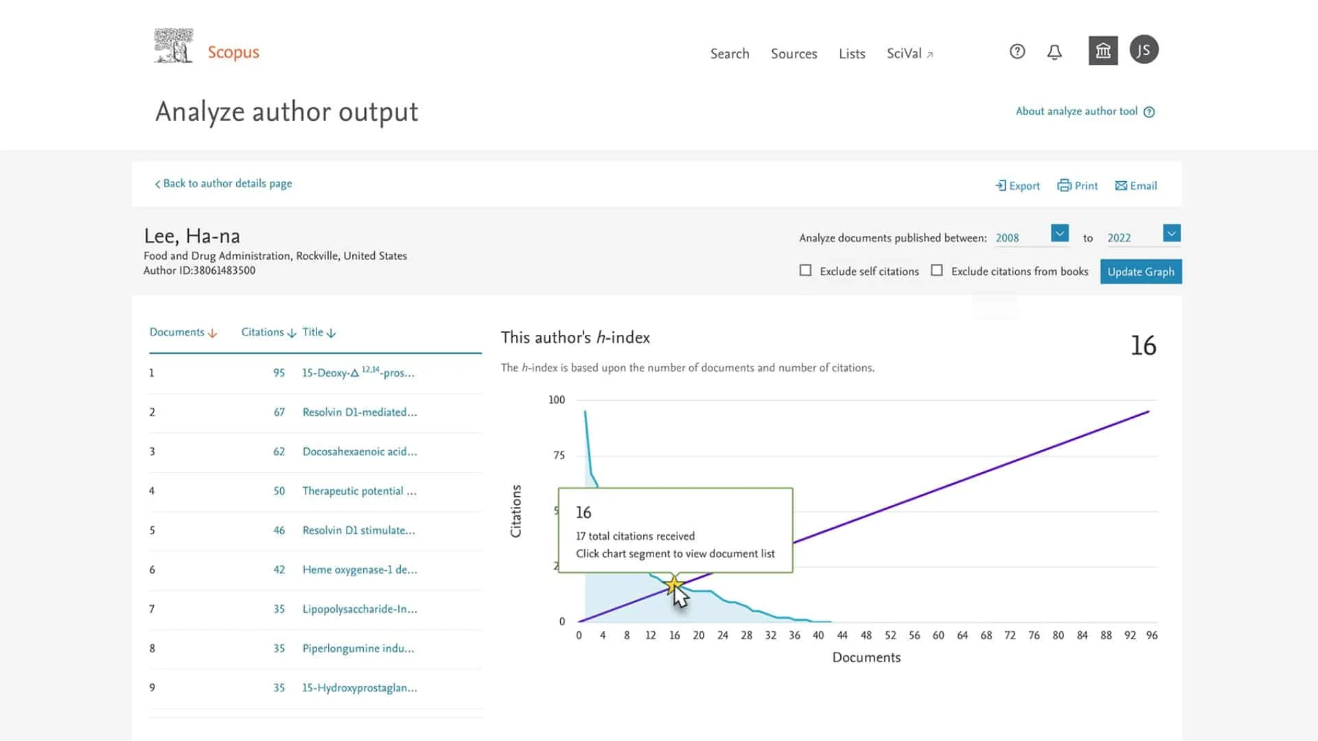 Scopus video - Author profiles: assess impact