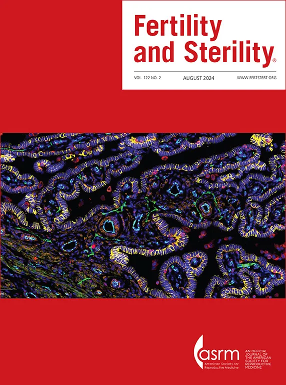 Fertility and Sterility cover