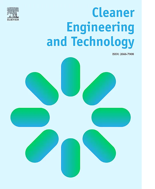 Cleaner Engineering and Technology cover