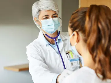 Physician mask diagnosis patient Benefit