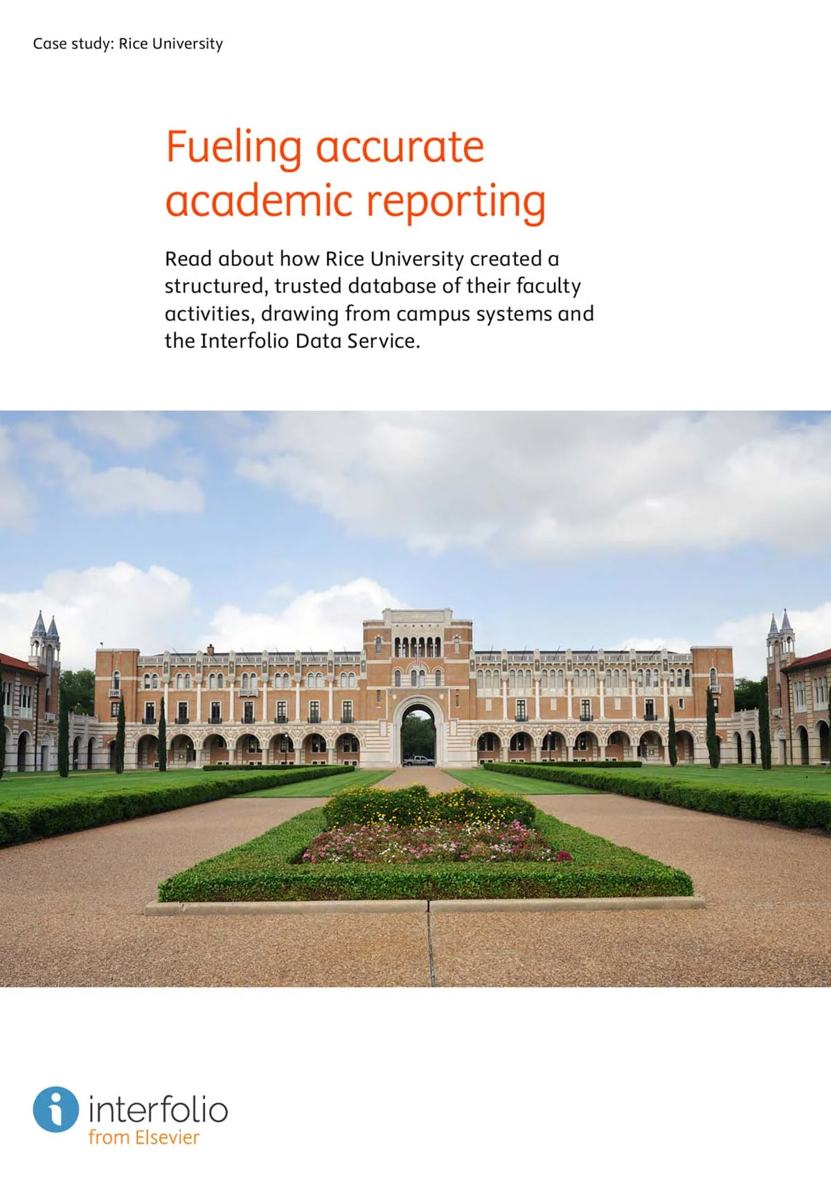 Rice university case study cover