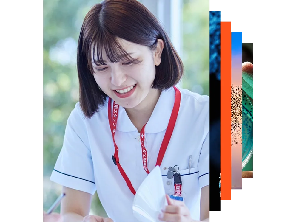 Healthcare professional in a hospital