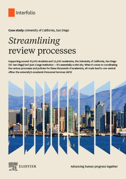 Interfolio San Diego case study cover